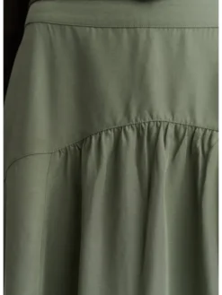 TATUUM Spódnica midi SARITA Zielony Flare Fit