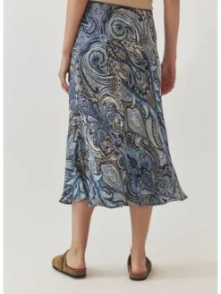 TATUUM Spódnica midi SATINI 7 Kolorowy A-Line Fit