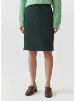 TATUUM Spódnica midi ZAMA Zielony Close Fit