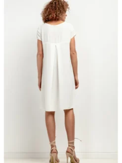 Tessita Sukienka letnia SUKIENKA_T403_1_S Biały Regular Fit