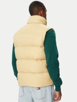Tommy Jeans Bezrękawnik DM0DM20465 Beżowy jasny Regular Fit