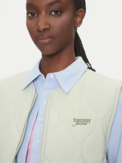 Tommy Jeans Bezrękawnik Onion DW0DW21184 Zielony Regular Fit