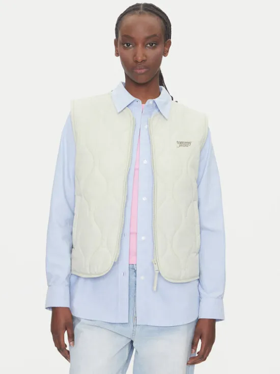 Tommy Jeans Bezrękawnik Onion DW0DW21184 Zielony Regular Fit