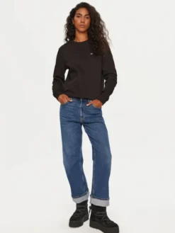 Tommy Jeans Bluza DW0DW19959 Czarny Regular Fit