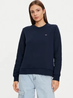 Tommy Jeans Bluza DW0DW19959 Granatowy Regular Fit