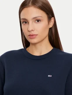 Tommy Jeans Bluza DW0DW19959 Granatowy Regular Fit