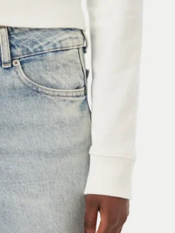 Tommy Jeans Bluza Flag DW0DW23535 Biały Slim Fit