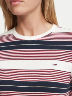 Tommy Jeans Bluzka Reg Ess Jersey DW0DW23562 Kolorowy Regular Fit