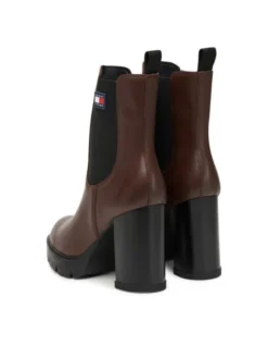 Tommy Jeans Botki Tjw EN0EN02831 Brązowy