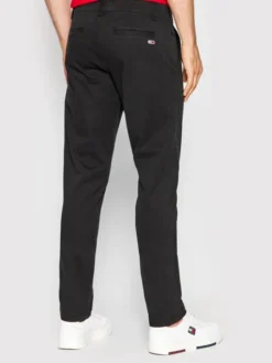 Tommy Jeans Chinosy Scanton DM0DM09595 Czarny Slim Fit