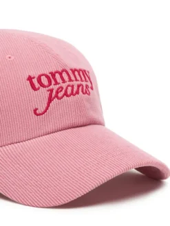 Tommy Jeans Czapka z daszkiem Script AW0AW17908 Różowy