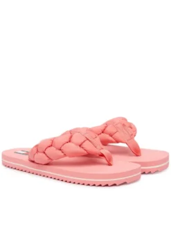 Tommy Jeans Japonki Braided Thong Beach Sandal EN0EN02877 Różowy
