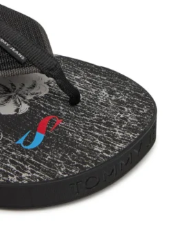 Tommy Jeans Japonki Tjm Elevated Beach Sandal EM0EM01561 Czarny