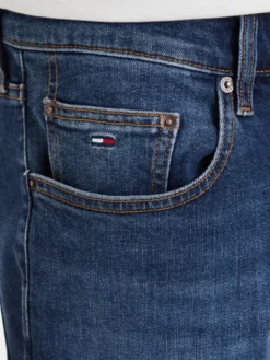 Tommy Jeans Jeansy Austin DM0DM23913 Granatowy Slim Fit