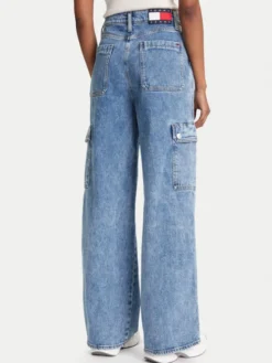 Tommy Jeans Jeansy Claire DW0DW20479 Niebieski Wide Leg