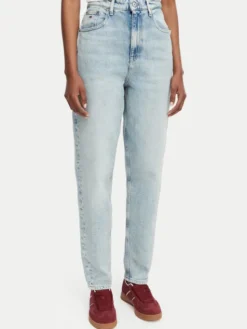 Tommy Jeans Jeansy DW0DW23089 Niebieski jasny Mom Fit