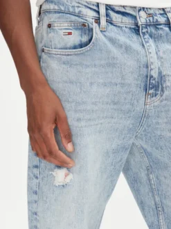 Tommy Jeans Jeansy Otis DM0DM21026 Niebieski jasny Straight Fit
