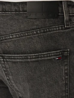 Tommy Jeans Jeansy Scanton DM0DM23341 Szary ciemny Slim Fit