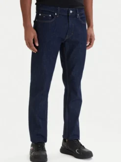 Tommy Jeans Jeansy Scanton DM0DM23063 Granatowy Slim Fit