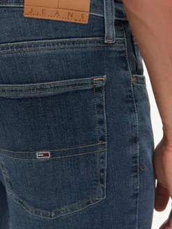 Tommy Jeans Jeansy Scanton DM0DM21052 Granatowy Slim Fit