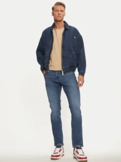 Tommy Jeans Jeansy Scanton DM0DM21052 Granatowy Slim Fit