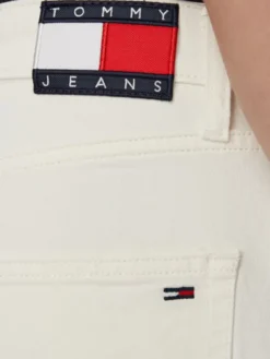 Tommy Jeans Jeansy Scanton DM0DM23270 Biały Slim Fit