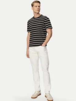 Tommy Jeans Jeansy Scanton DM0DM23270 Biały Slim Fit