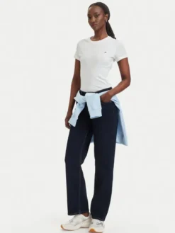 Tommy Jeans Jeansy Sophie DW0DW23584 Granatowy Straight Fit