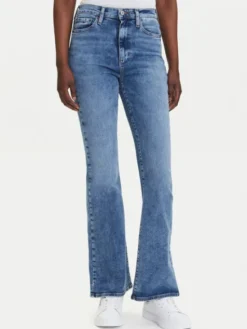 Tommy Jeans Jeansy Sylvia DW0DW20654 Niebieski Flare Fit