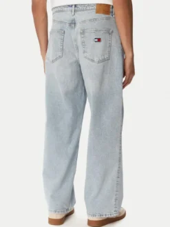 Tommy Jeans Jeansy Theo Baggy DM0DM23739 Niebieski jasny Loose Fit