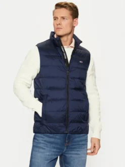 Tommy Jeans Kamizelka DM0DM20663 Granatowy Regular Fit