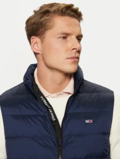 Tommy Jeans Kamizelka DM0DM20663 Granatowy Regular Fit
