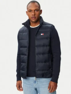 Tommy Jeans Kamizelka DM0DM23232 Granatowy Regular Fit