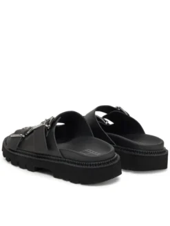 Tommy Jeans Klapki Double Strap Sandal EN0EN02753 Czarny