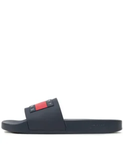 Tommy Jeans Klapki Pool Slide Ess EM0EM01191 Granatowy