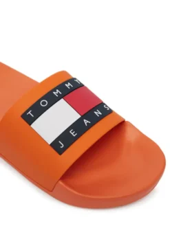 Tommy Jeans Klapki Tommy Jeans Pool Slide Ess EM0EM01191 Pomarańczowy
