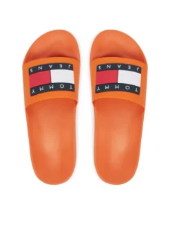 Tommy Jeans Klapki Tommy Jeans Pool Slide Ess EM0EM01191 Pomarańczowy