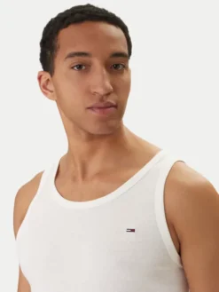 Tommy Jeans Komplet tank topów DM0DM20769 Biały Slim Fit