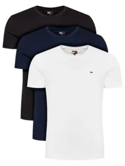 Tommy Jeans Komplet t-shirtów DM0DM21579 Kolorowy Slim Fit