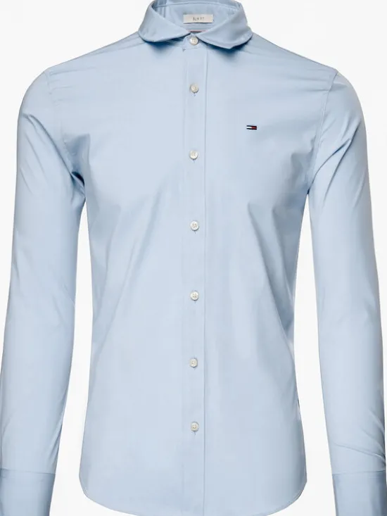 Tommy Jeans Koszula DM0DM04405 Błękitny Slim Fit