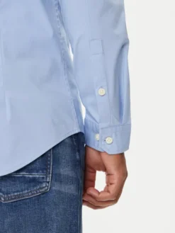 Tommy Jeans Koszula DM0DM04405 Błękitny Slim Fit