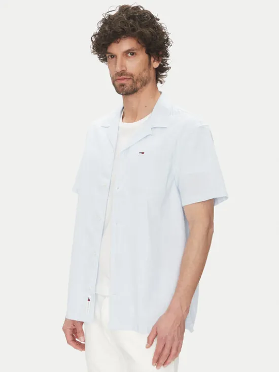 Tommy Jeans Koszula DM0DM20895 Błękitny Regular Fit