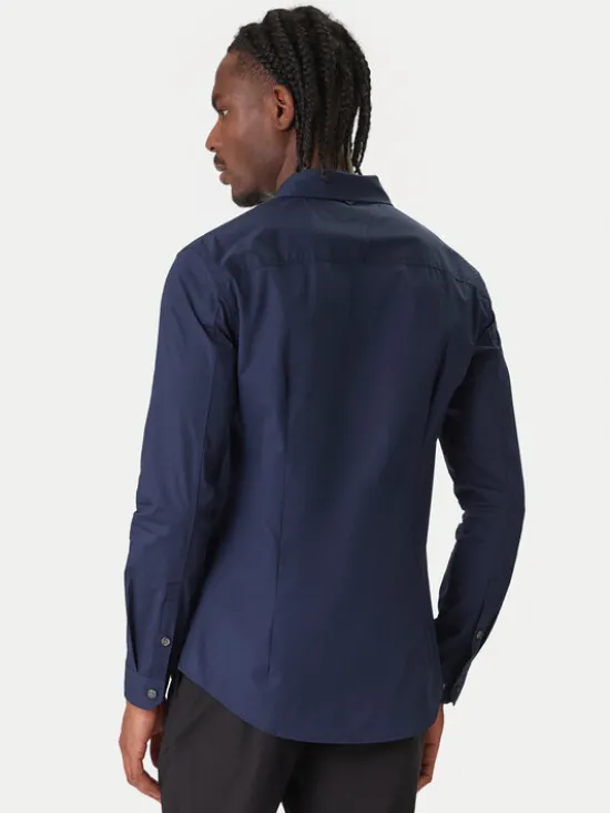Tommy Jeans Koszula DM0DM04405 Granatowy Slim Fit