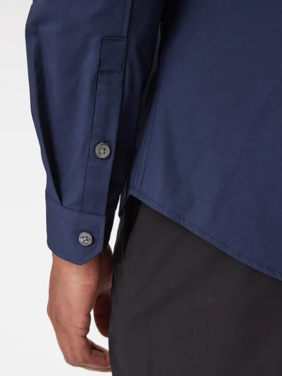 Tommy Jeans Koszula DM0DM04405 Granatowy Slim Fit