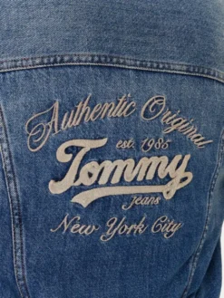 Tommy Jeans Kurtka jeansowa DW0DW21061 Granatowy Regular Fit
