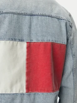 Tommy Jeans Kurtka jeansowa Ryan Jacket Rwb Cj6013 DM0DM23657 Niebieski jasny Regular Fit