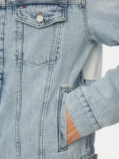 Tommy Jeans Kurtka jeansowa Ryan Jacket Rwb Cj6013 DM0DM23657 Niebieski jasny Regular Fit