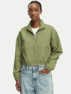 Tommy Jeans Kurtka przejściowa DW0DW22325 Zielony Regular Fit