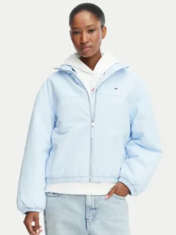 Tommy Jeans Kurtka przejściowa DW0DW22908 Niebieski jasny Regular Fit