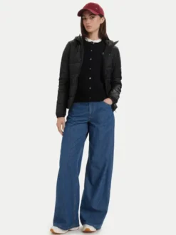 Tommy Jeans Kurtka przejściowa DW0DW20959 Czarny Slim Fit